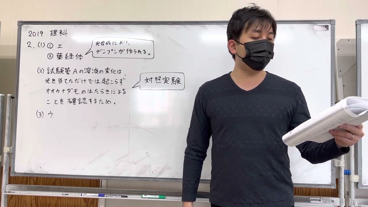 理科　2019年　問2, 解説