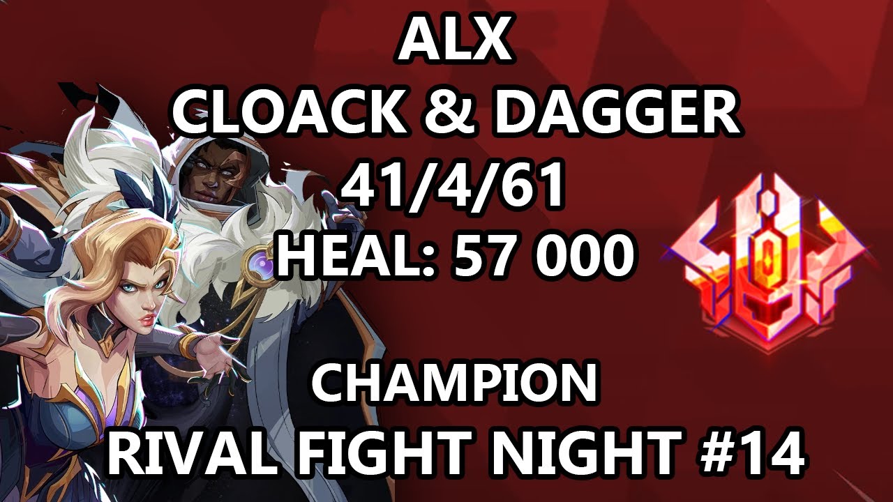 BRR BRR PATAPIM Alx Cloak & Dagger Vs TEAM 1 at Rivals Fight Night #14: Europe