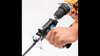 CONVIERTA SU TALADRO EN UNA CALADORA O SIERRA ELECTRICA DE LA FORMA MAS  FACIL CORTA MADERA Y FIERRO - YouTube
