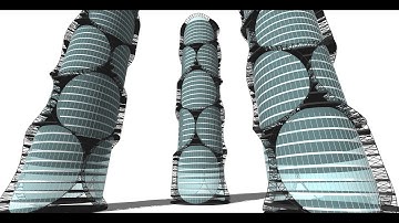 3d modeling a disc roll tower using Sketchup