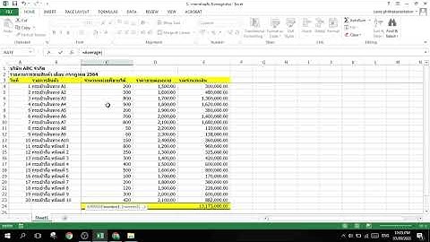 5  การหาค่าเฉลี่ย Average