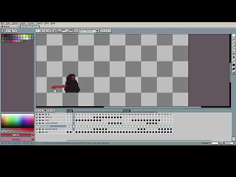Pixel Attack Animation Tutorial Time-lapse #1