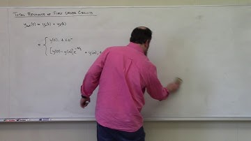 ENGR 221 - Lecture 14 - Total Response of First Order Circuits
