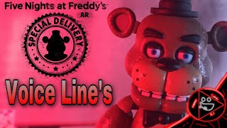 [FNAF StopMotion] Freddy fazbear’s voice lines