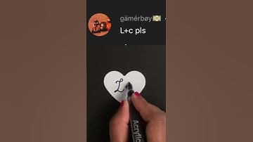 Drawing A Cursive Letter L C✍️ | Quick and easy doodle ideas  | How to Draw A Cursive Letter L c