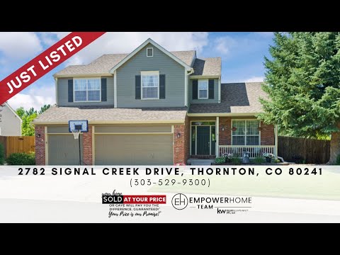 2782 Signal Creek Drive, Thornton, CO home video tour