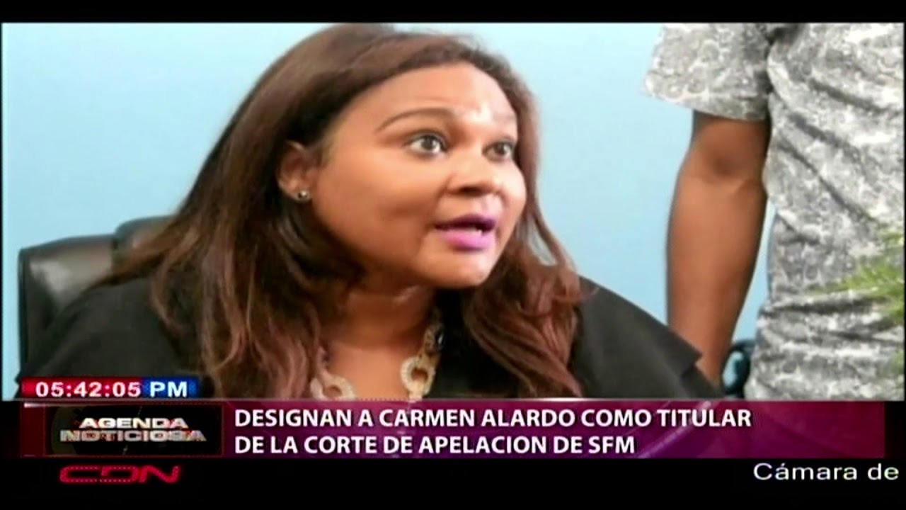Designan a Carmen Alardo como titular de la corte de apelación de SFM