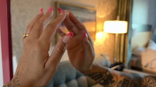 ASMR | Tapping & Scratching Around A Hotel (whispered)