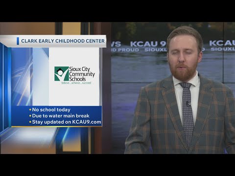 Clark Early Childhood Center watermain break