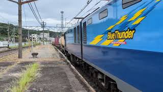 EH200-19[髙]＋コキ17両が沼田駅3番線を通過2071レ[2026.7.26]