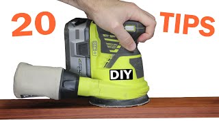 20 Random Orbital Sander TIPS for Beginners