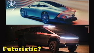 Mercedes Benz Vision EQxx vs Tesla's Cybertruck? by Benz Addiction  292 views 5 months ago 5 minutes, 26 seconds