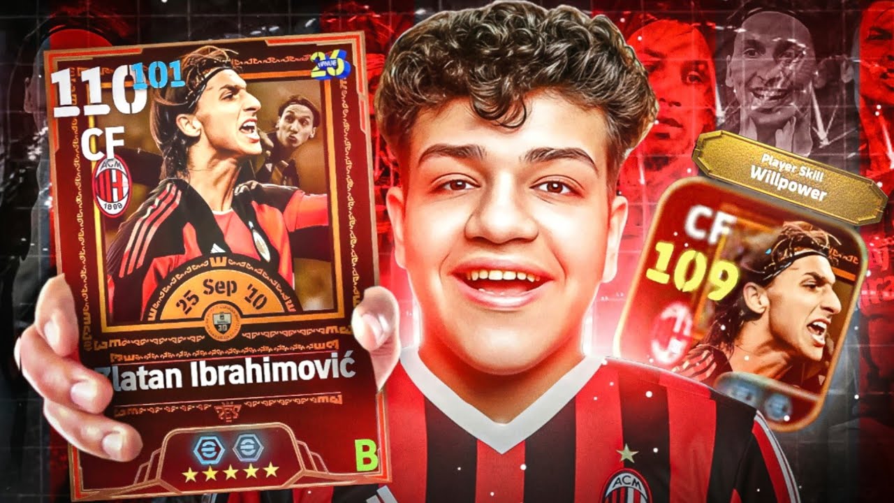 تجربة زلاتان إبراهيموفيتش الـ 110 الجديد 🤯 خازوق الموسم ولا اقوى مهاجم في اللعبة 😨 eFootball 26