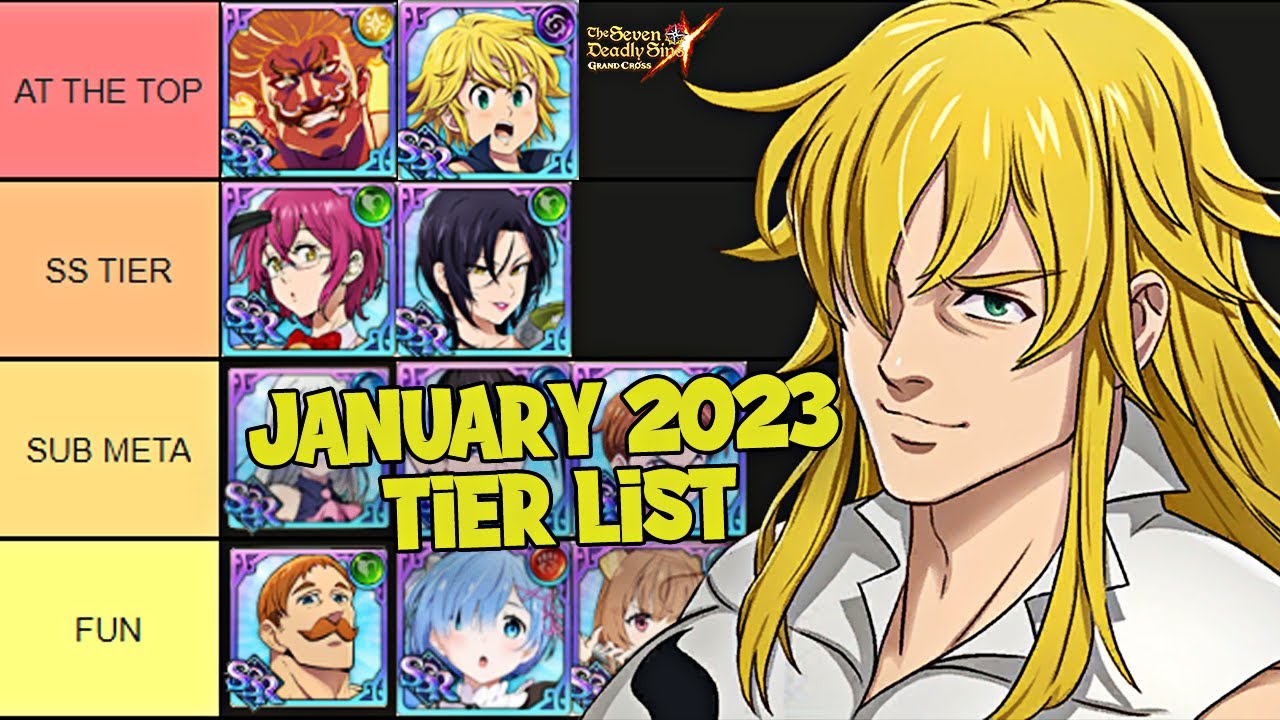 The Best Heroes Tier List FEBRUARY 2023 Seven Deadly Sins Grand Cross   YouTube