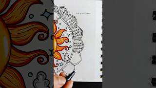 Simple Mandala Art Design ✨💖 #shorts #shortvideo #youtubeshorts #easydrawing #mandalaart