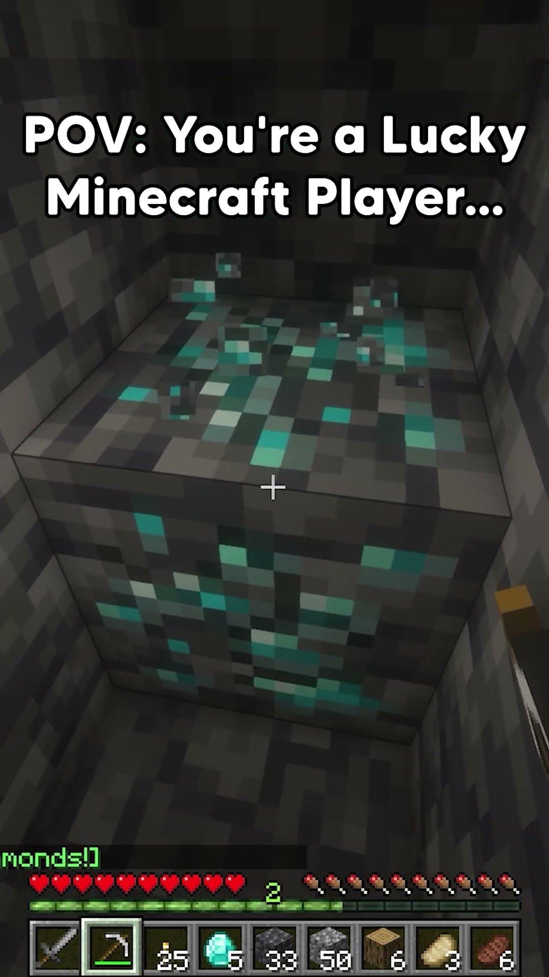POV: You're a Lucky Minecraft Player…