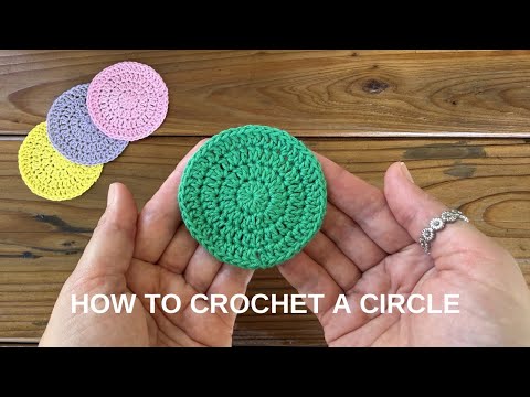 How to Crochet a Flat Circle for Beginners | Easy Step-by-Step Tutorial