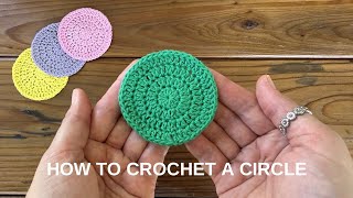 How to Crochet a Flat Circle for Beginners | Easy Step-by-Step Tutorial