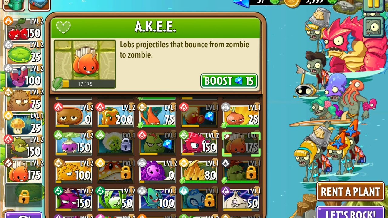 Plants vs. Zombies 2 : Big Wave Beach - Gameplay Walkthrough Part 5