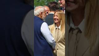 इटली की प्रधानमंत्री जियोर्जिया मेलोनी ने पीएम मोदी से मजाक किया अंदाज में कहा #shorts #news