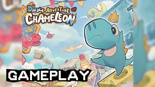 Doodle Adventure Of Chameleon - Gameplay screenshot 4