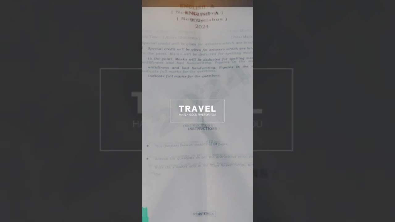 hs english question paper  2024 || hs english question paper leak 2024 