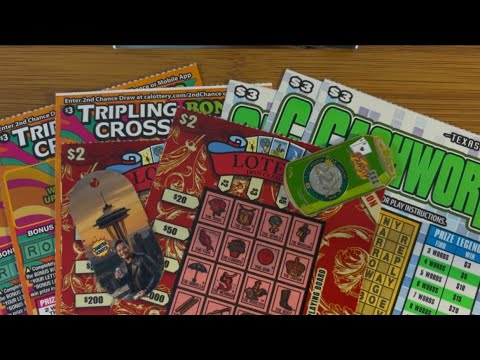 Loteria & Cross Country Crosswords, Texas Cashword, California Tripling Bonus, & Washington Loteria