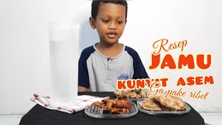 Tutorial membuat jamu kunyit asem anti ribet