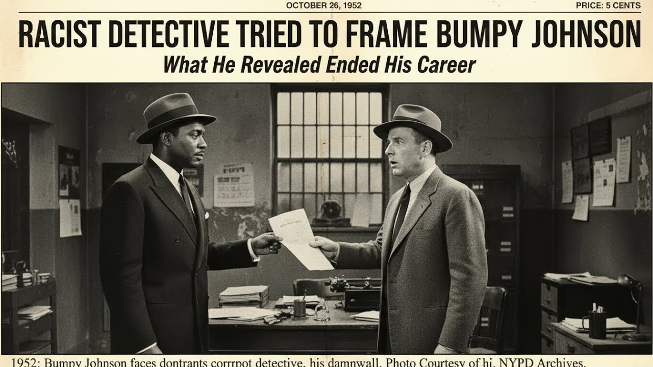 1952: R*cist Detective Insulted Bumpy Johnson, Bumpy Smiled—What He Revealed Ended His Career