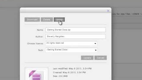 Moodle: Managing My Private Files Repository