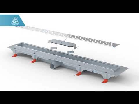 MCH Chudej пластиковые линейные желоба для душа из Чехии