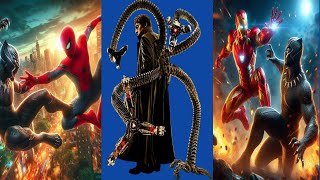 Superheroes Fight: Spiderman vs doctor octopus vs Ironman vs black panther