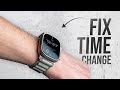 How to Fix Time Change in Apple Watch (tutorial)