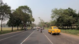 4K Drive through Kolkatas Maidan | West Bengal, India
