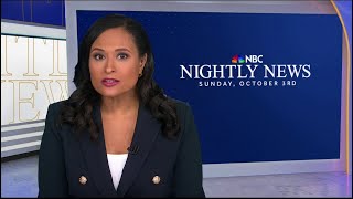 Hd Nbc Nightly News With Kristen Welker - Headlines, Excerpts And Closing - October 3, 2021