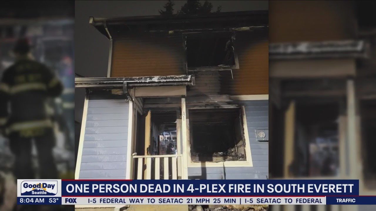1 dead in south Everett fire | FOX 13 Seattle - YouTube