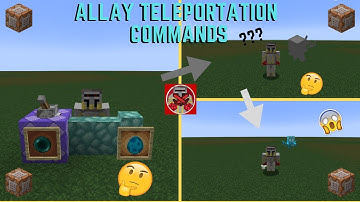 Command Block Tutorial #154: Allay Teleportation Commands in Minecraft (1.19+)