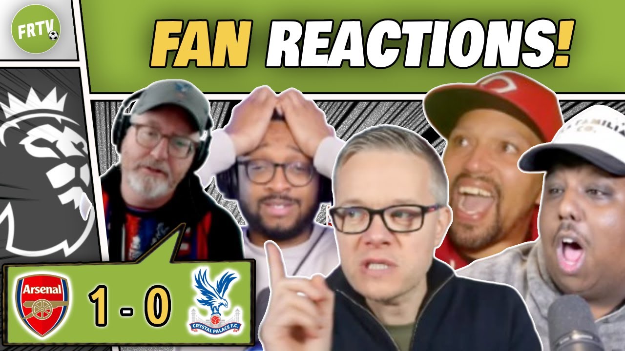 ARSENAL 1-0 CRYSTAL PALACE HATERS SILENCED FANS CELEBRATE at the ...