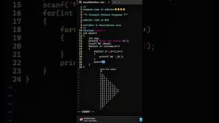 C Pattern Printing 🔥 | 0 1 Number Pattern in C | C Programming #Shorts