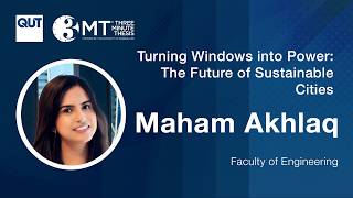 2026 3MT Finalist Maham Akhlaq (QUT Engineering) - QUT People’s Choice Winner 2026