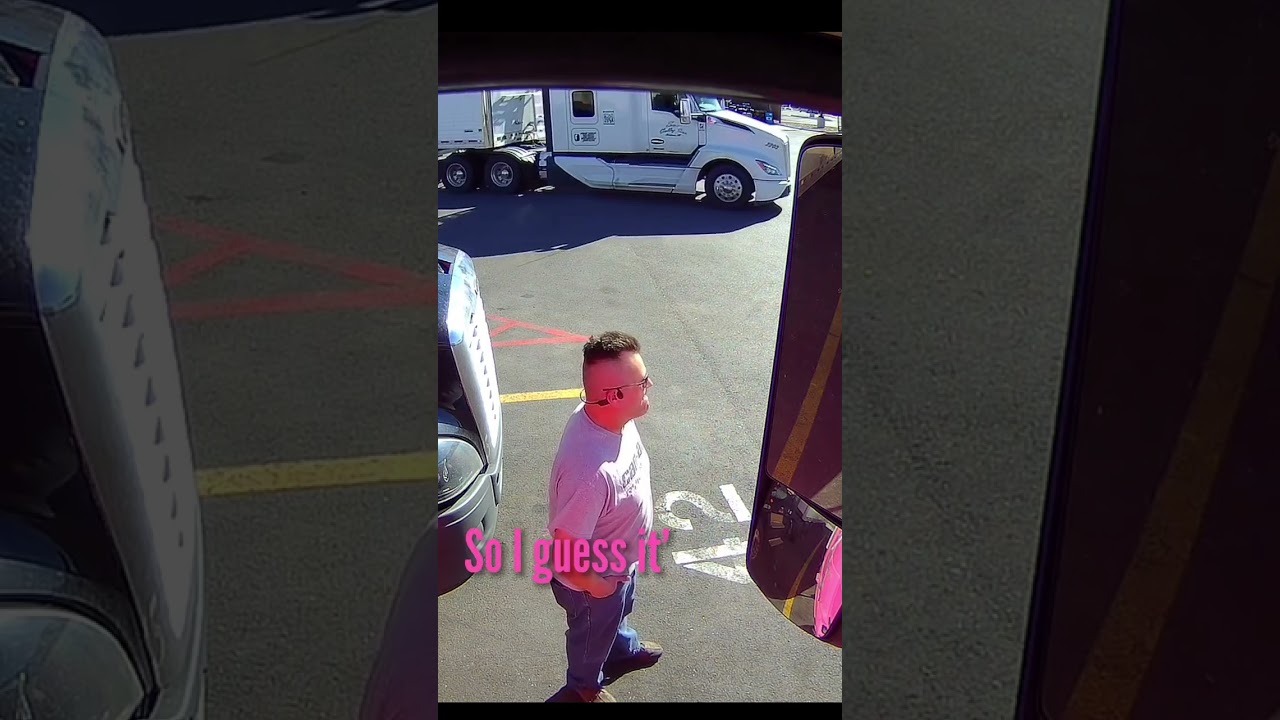 Loves Truck Stop, what is leaking from that trailer?