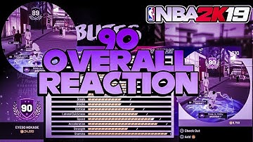 NBA2K19: 90 OVERALL SHOTMAKER REACTION! | SPEEDBOOSTING & 86 BALL CONTROL?!