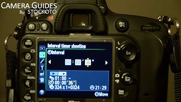 How to set Interval Timer mode on a Nikon D600