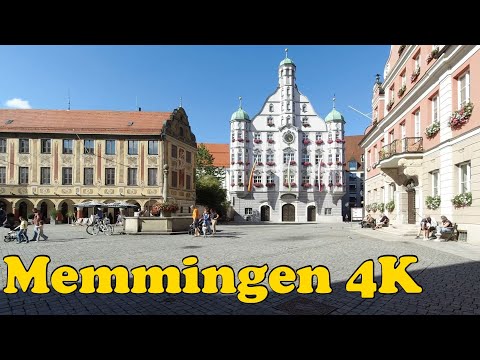 Memmingen, Germany Walking tour [4K].