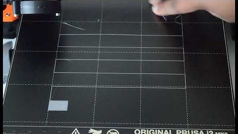 Prusa Mk3S first layer calibration