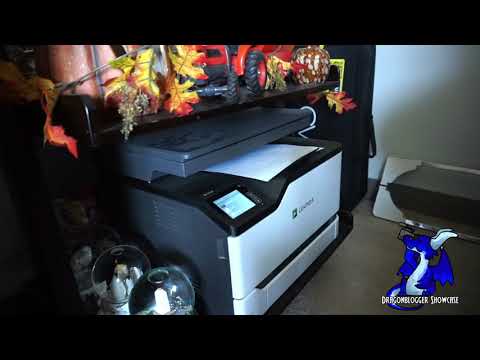 Color Print Test On The Lexmark MC3224dwe Laser Printer