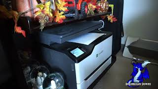 Color Print Test On The Lexmark MC3224dwe Laser Printer