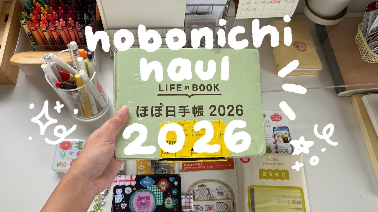 Hobonichi Techo 2026 Haul | Yumi Kitagishi Cover Avec A6
