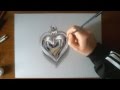 Silver Heart Drawing... Quick and Easy!