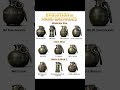 EVOLUTION OF HAND GRENADES #army #armylover #weaponfacts